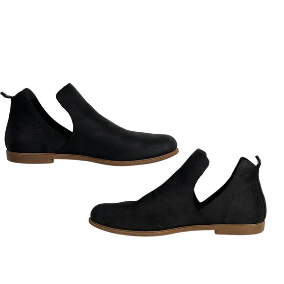 Kodiak Low Rider Boots Women's SZ 9.5 V Cut Ankle Bootie Black Slip On Leather - Picture 4 of 11